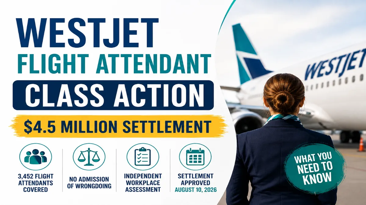 WestJet Flight Attendant Class Action